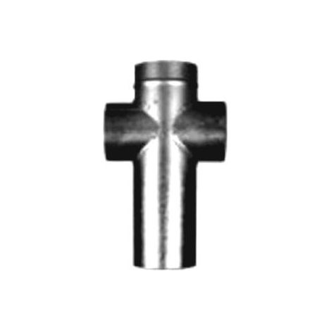 Collecteur d'étage acier galvanisé, 2 piquages à 180°, D 250 mm S&P (UNELVENT) 861678 (1/2)