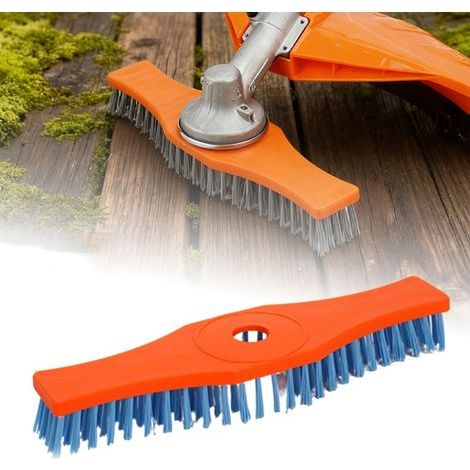 Nylon-Reinigungsbürstenköpfe, Ersatzbürstenköpfe für Rasenmäher – Zubehör für die Gartenbodenpflege, geeignet zur Reinigung von Schiefer und anderen harten Oberflächen (1/5)