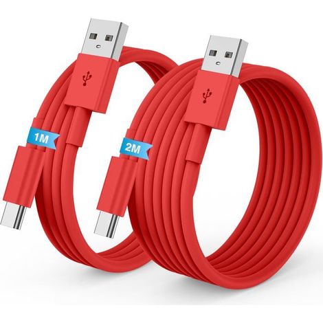 TRAHOO-Carplay Câble USB A vers USB C pour iPhone 16/17/15 Pro Max Chargeur Cordon 1M+2M,Cable USB Chargeur pour Apple iphone[J375]