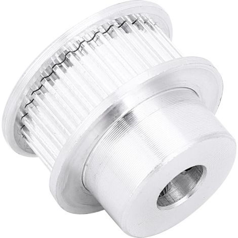 Synchronriemenscheibe 2GT, 30 Zähne, Bohrung 5/6/8/10 mm für 6 mm breiten Zahnriemen (1/5)