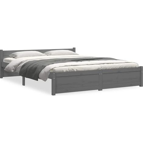 Maison Exclusive - Estructura cama doble sin colchón madera maciz (1/5)