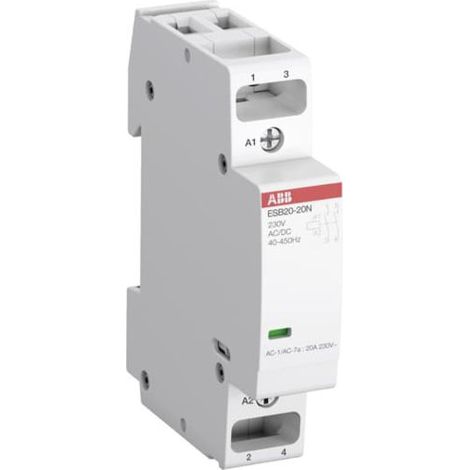 Contacteur modulaire ESBN 20A 2 NF 240VAC/DC 1SBE121111R0520 ABB H300463
