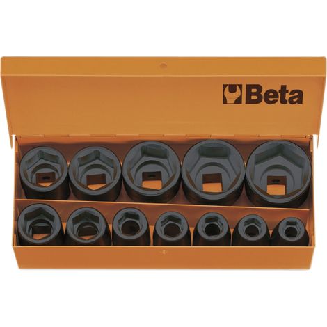 BETA Kraftsteckschlüssel-Satz 1/2"vierkant DIN3129 10-32 mm 12-teilig (1/2)