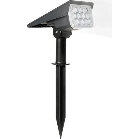 (Blanc froid 6000K - 1 pièce) Lampe solaire extérieure 20 LED, étanche IP65, applique murale solaire pour jardin et cour, projecteurs décoratifs (1/5)