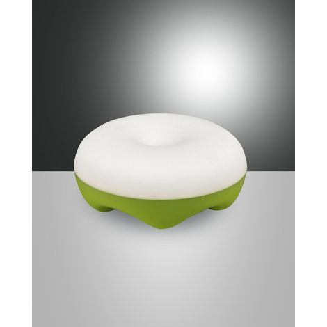 Lampada Da Tavolo Verde Collezione BLUMA Fabas Design Ottone Satinato 1 Luce LED