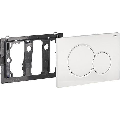 Geberit 115770115 Betätigungsplatte Sigma01, Kunststoff für 2-Mengen-Spülung 1 Stück (1/5)