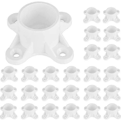 25 paquets de capuchons de pieds de table à bride en PVC de 12 pouces et de vis à meubles pour la fabrication de pieds de support de meubles. (1/5)