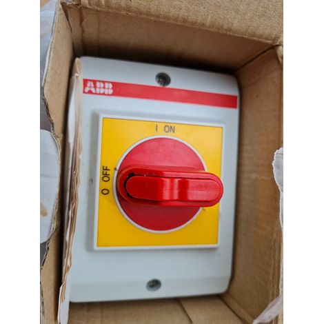 INTERRUPTEUR GENERAL 16A 3P IP65 ABB APPARENT ‚àö√¢TANCHE 003063