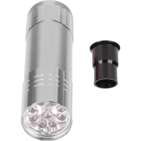 Testeur d'œufs LED à lumière froide, lampe mireuse pour œufs de canard, d'oie, de grue et de caille, incubateur argenté (1/5)