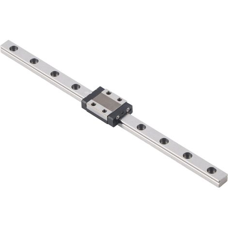 MGN9 Linearführung mit Schlittenblocklager, Linearführung aus Stahl für CNC-Maschinenautomatisierungsanlagen, 200 mm (1/5)