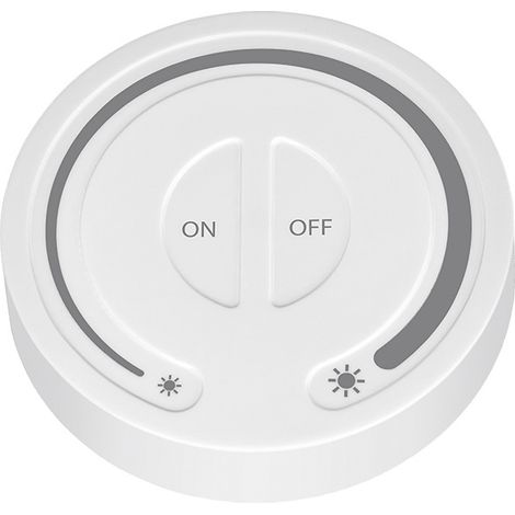 La télécommande tactile ronde LM087 est adaptée au réglage de la luminosité des contrôleurs monochromes.