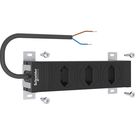 ABN Steckdose 3-fach 0-90° drehbar ABNPE303P01