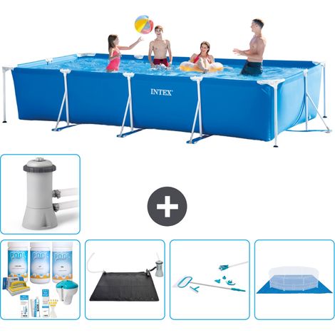 Intex Piscine Tubulaire Rectangulaire - 450x220x84 cm - 6-pièces  S20844 (1/5)