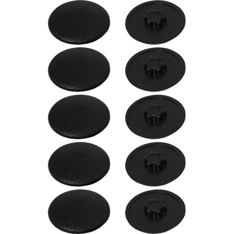 cyclingcolors 10x coprivite cappuccio plastica viti Torx copertura coperchi tappi, Nero T20 12mm