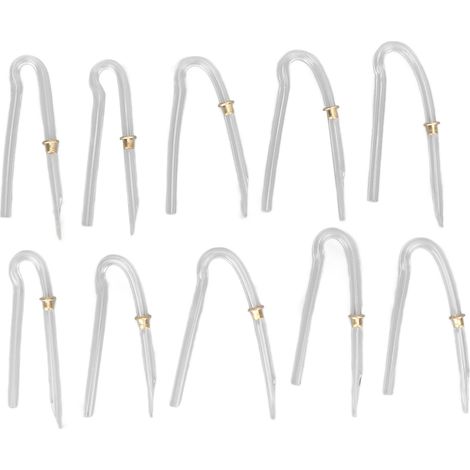 10 tubes préformés pour prothèses auditives BTE, tubes auditifs professionnels avec verrou métallique (3,6 x 2 mm) (1/5)