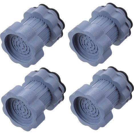 4 Pièces Base De Machine À Laver De Machine À Laver Pour Anti-Vibration Tampon Anti-Vibration Rondelle Stabilisateur De Jambe Coussinets De Pied De Machine À Laver (1/4)