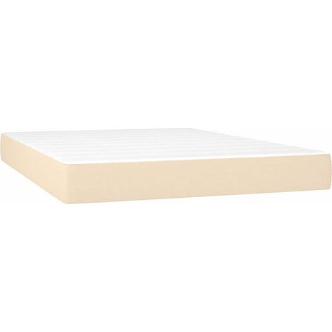Maison Exclusive - Materasso a Molle Insacchettate Rigidità Media Crema 140x200x20 cm (1/5)