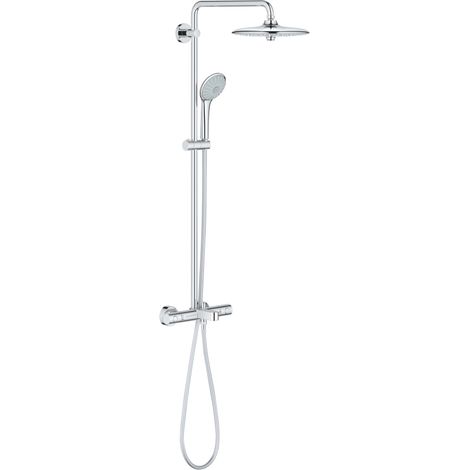 Grohe Euphoria - Set doccia 260 con termostato a parete per vasca da bagno, cromo 26114001 (1/4)