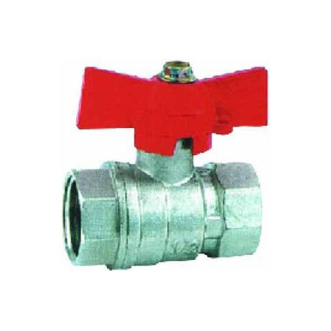 Válvula de esfera FF M/Co mariposa 3/8" Aglaia 02558