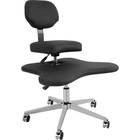 Gojoy – Chaise de bureau ergonomique à genoux – Réglable 20,87-27,17 pouces – Support lombaire – Roulettes avec freins – Design moderne (1/5)