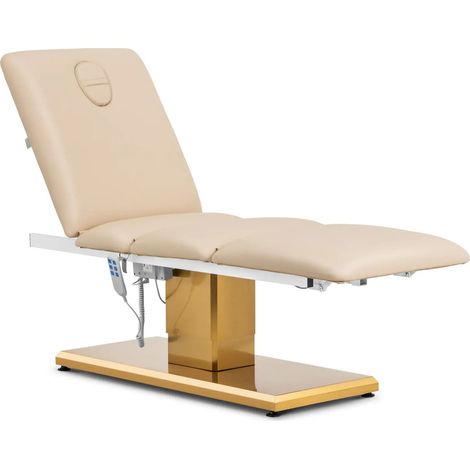 Poltrona estetica 300 watt 150 kg 190 x 65 x 60 cm beige dorato 140008996