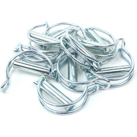 Goupille clips type fraise Ø 8 mm x 33 mm par 10 (1/5)