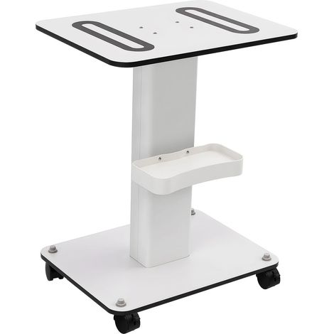 Chariot de salon à 360 °, pour équipement de spa, chariot cosmétique avec roues, support de rangement pour machine de beauté, super grande table, spa (1/5)