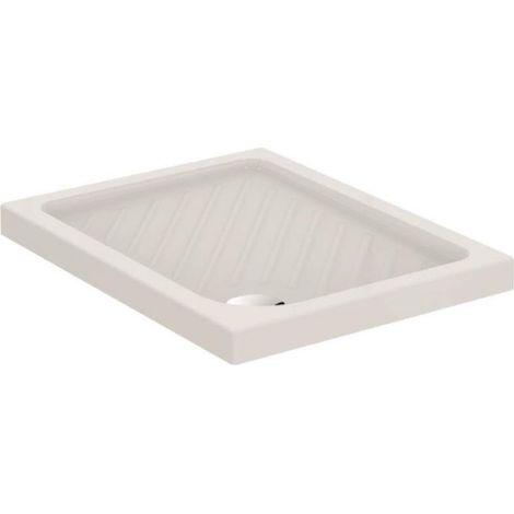 IDEAL STANDARD Gemma2 piatto doccia ceramica 100x70 beupiatto h7 piletta d.90 codice prod: J526701 (1/4)