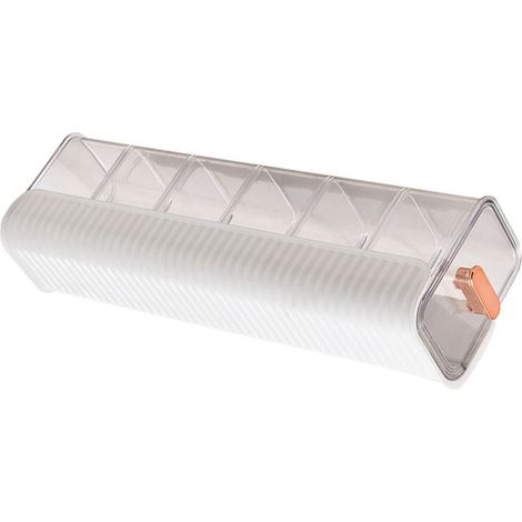 Boîte de rangement murale pour lingerie, organisateur de chaussettes suspendues transparentes, petit tiroir de placard (1/5)