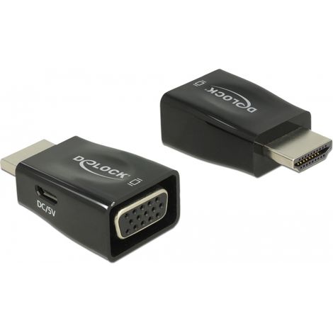 Delock adattatore hdmi-a maschio vga femmina