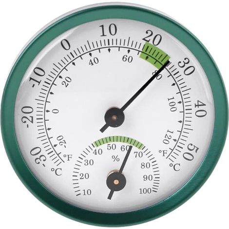 Hygromètre extérieur Thermomètre mural intérieur sans fil Moniteur d'humidité et de température pour humidificateurs, serre, jardin, cave, placard, capteur météo numérique par (1/5)