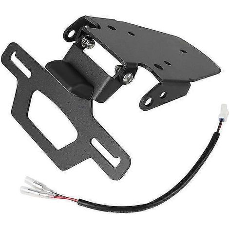 Support de plaque d'immatriculation arrière pour moto avec feux intégrés, fixation sur cadre, compatible avec les modèles Tiger Sport 800, 660 et QV. WHBYV (1/4)