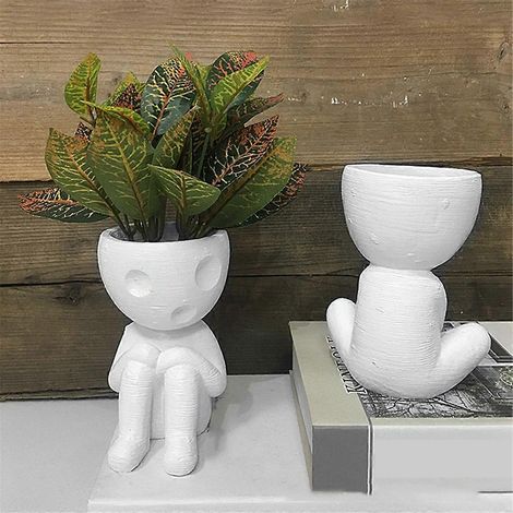 Mumienvase, Gartenblumentopf, kleiner Pflanzenständer, Luftpflanzenständer, B--
