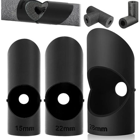 3 Pièces Outil de Coupe de Tuyaux en Mousse, Coupe de Tubes d'Isolation en Mousse, Guide de Coupe de Tuyaux,Outil coupe-tube mousse precision, Convient Aux Tuyaux de 15 mm, 22 mm et 28 mm (1/5)