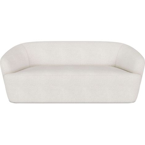 Sofá Curvo de 2 Plazas de Tela Bouclé - Bold (1/5)