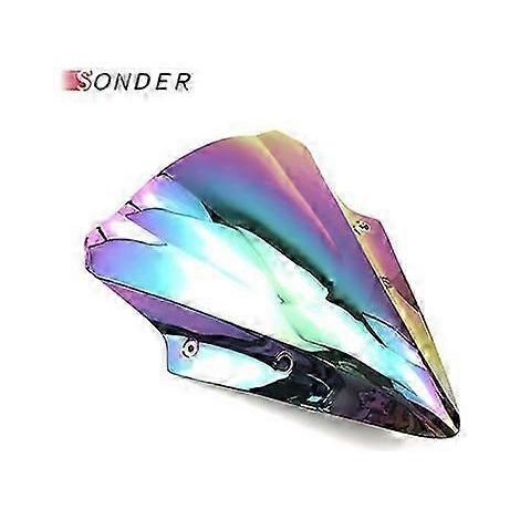 Pare-brise double bulle pour Kawasaki Ninja 650 Ninja650 Ex Ex650 Er 6f Er6f Abs K Krt Edition 2017 2018 2019 (Iridium) (1/5)