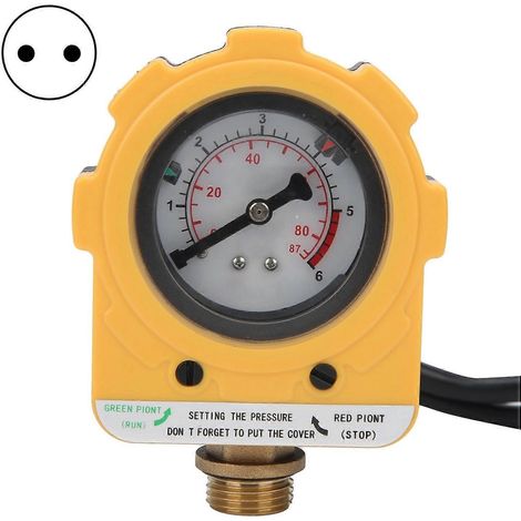 Automatischer elektronischer Druckregler für Wasserpumpen mit einstellbarem Schalter E06‐1500 30AEU-Stecker AC220V