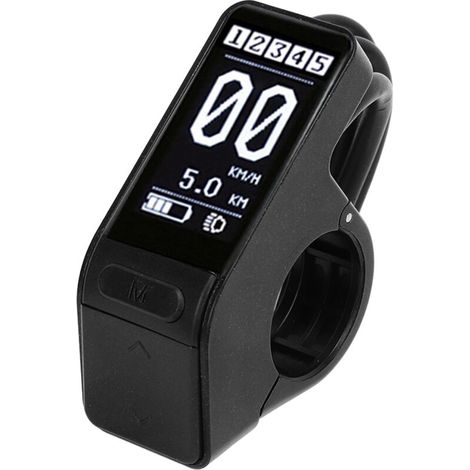 Écran LCD étanche SW102 pour vélo électrique, panneau de contrôle et affichage compatible moteurs Bafang BBS01, BBS02, BBSHD.