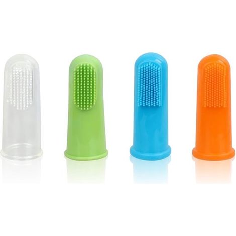 Cepillo de dientes para perros, 4 piezas, Cepillo de dientes para gatos, Cuidado dental para perros y gatos, gatos y mascotas pequeñas (1/5)