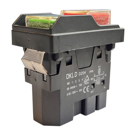Nullspannungsschalter DZ04 Maschinenschalter 250V 8A 4Pin (1/4)