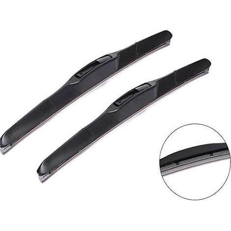 Essuie-glace en silicone à trois sections (18,45 cm) (1/4)