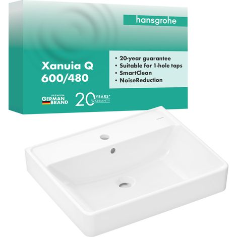 hansgrohe Xanuia Q lavabo, con agujero para grifo, con (1/5)