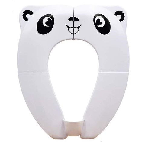 Réducteur de siège de toilette de voyage pliable pour bébé - Pot de toilette portable blanc