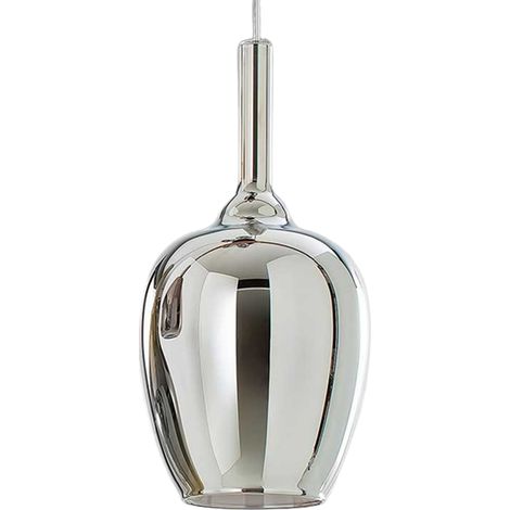 Ofelia S/10 Mini Lampe À Suspension - Diffuseur Miroir En Verre Borosilicate Chromé, Câble 3M, Connexion G9 - Gea Luce (1/3)