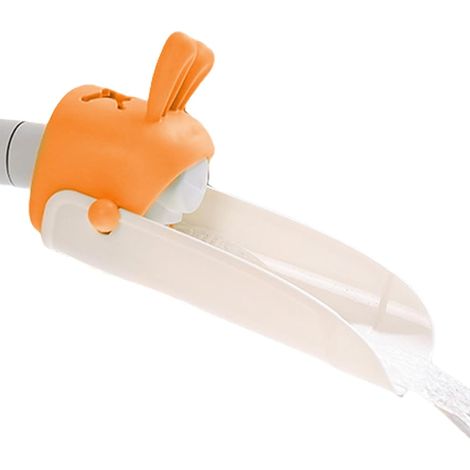 Rallonge de robinet mignonne, rallonge de robinet dessin animé – Rallonge de robinet pour enfants Rallonge de robinet, assistant de lavage des mains, lavage des mains ludique, lapin, rallonge de poig (1/5)