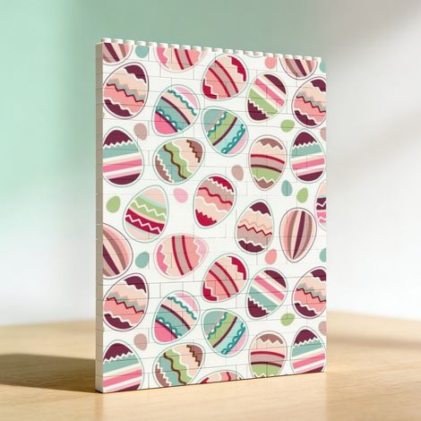 Cadre créatif DIY en blocs et briques de construction, cadeau pour amoureux (1/5)