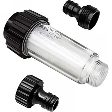 1 Filtre pour Nettoyeur Haute Pression,Connexion 3/4 Pouce,Matériau ABS,Pour Pompe de Jardin,Tuyau Arrosage (1/5)