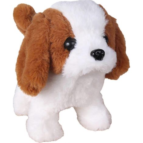 Jouet électrique réaliste pour animaux de compagnie, peluche chien animée avec sons. (1/5)