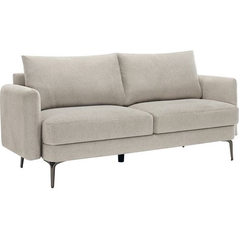 SOFIA MODERN SCANDI STYLE FABRIC LIVING ROOM 3 SEATER SOFA (1/5)