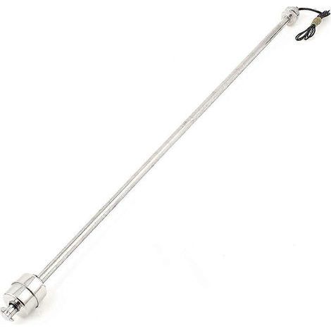 Interrupteur à flotteur vertical à capteur de niveau d'eau en acier inoxydable de 50 cm